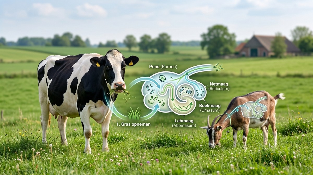 Waarom Herkauwen Dieren Zoals Koeien en Geiten Echt?