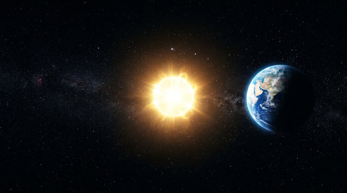 Waarom is de ruimte donker als de zon schijnt?